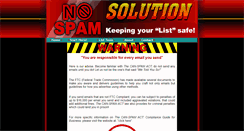 Desktop Screenshot of nospamsolution.com